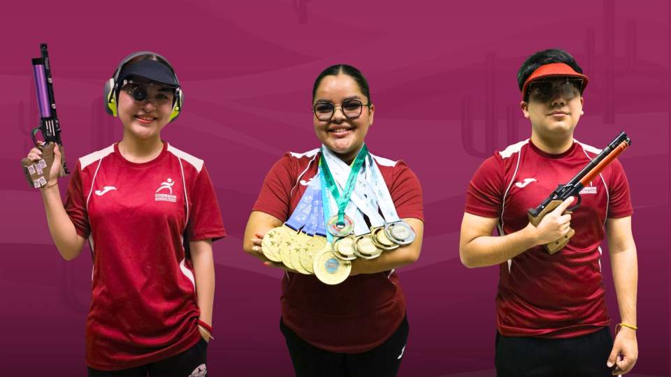 TRES SONORENSES COMPETIRÁN EN DOS TORNEOS MUNDIALES DE TIRO DEPORTIVO 